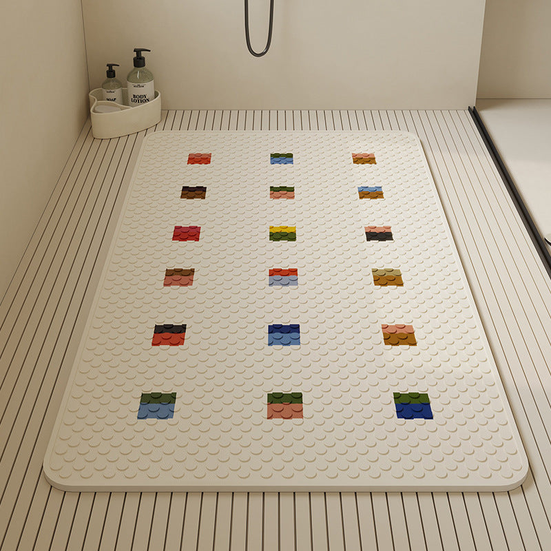 Stylish Textured Bath Mat Kalsten