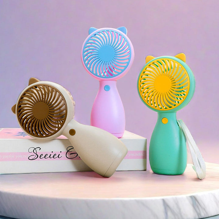 Women's Portable Hand Fan with Rotatable Blades Kalsten