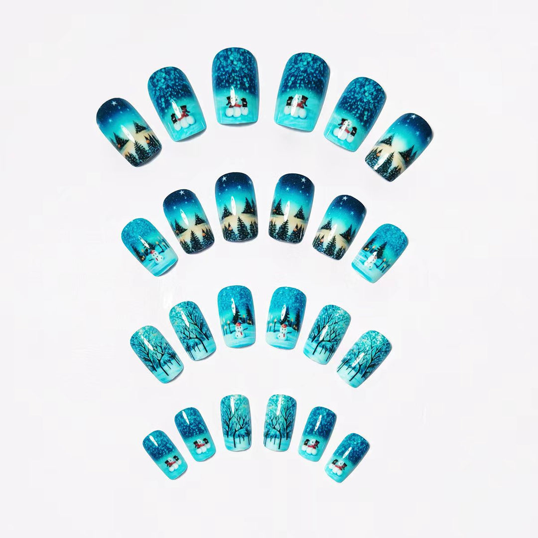 Winter Wonderland Themed Nail Art Kalsten 1788155599