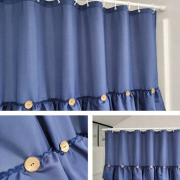 Ruffled Shower Curtain Kalsten
