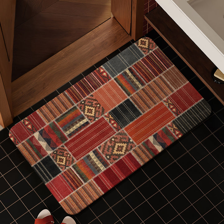 Decorative Star-patterned Bath Mat Kalsten