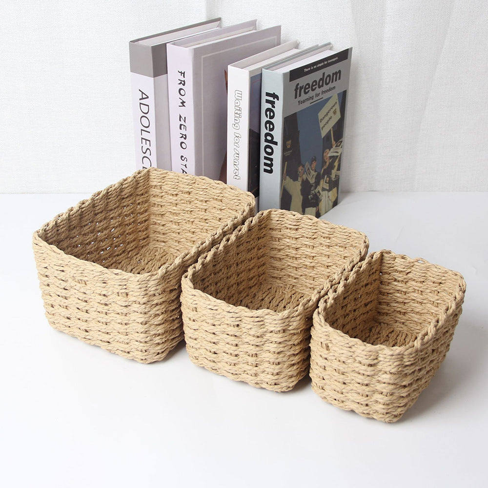 Natural Fiber Storage Basket