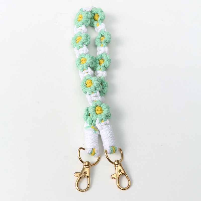 Floral Patterned Keychain