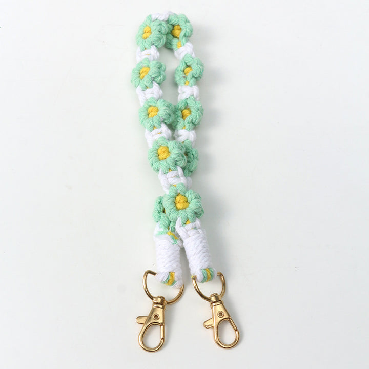 Floral Patterned Keychain