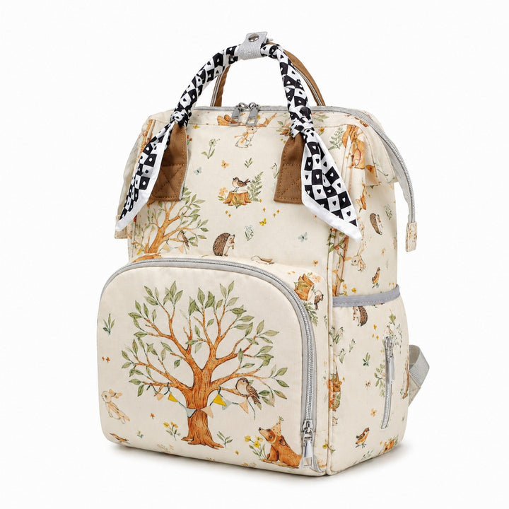 Portable Illustrated Backpack Kalsten