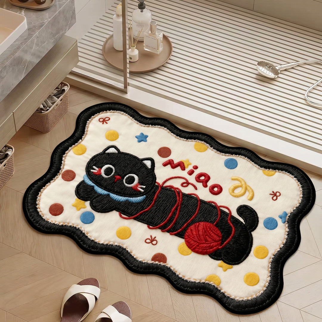 Decorative Bathroom Mat Kalsten