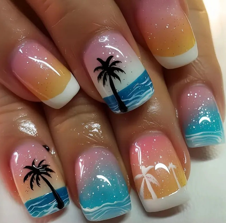 Floral Gradient Nail Art Kit Kalsten