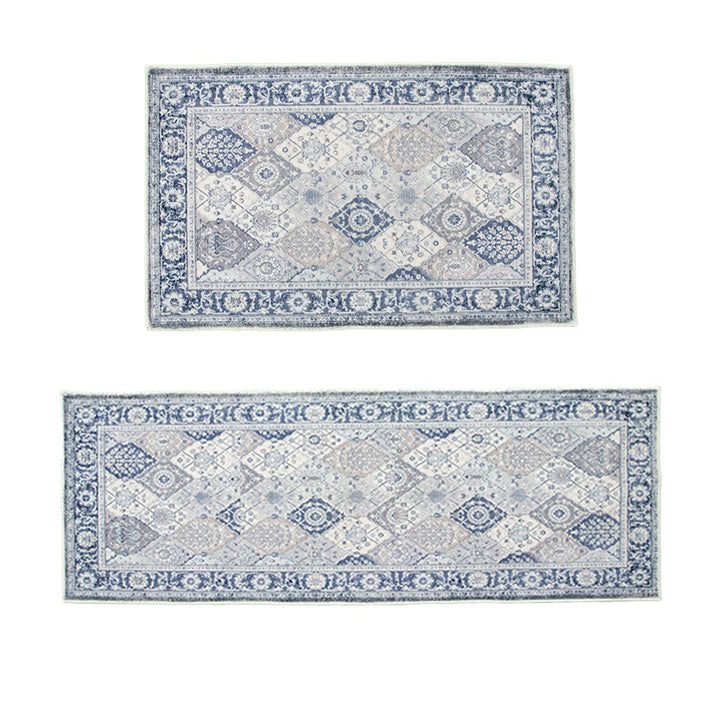 Artistic Vintage Geometric Area Rug Set Kalsten