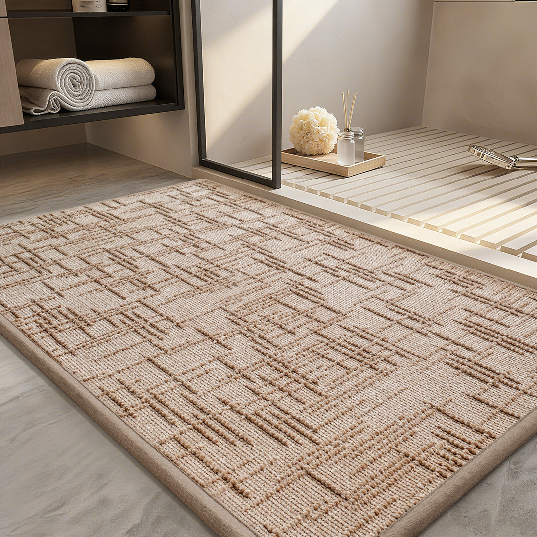 Textured Non-Slip Bathroom Mat Kalsten