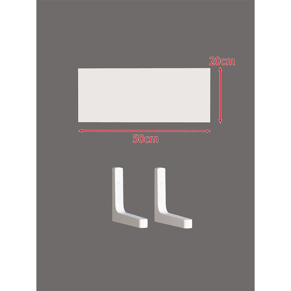 Long Narrow Floating Wall Shelf Kit with Concealed Heavy-Duty Brackets