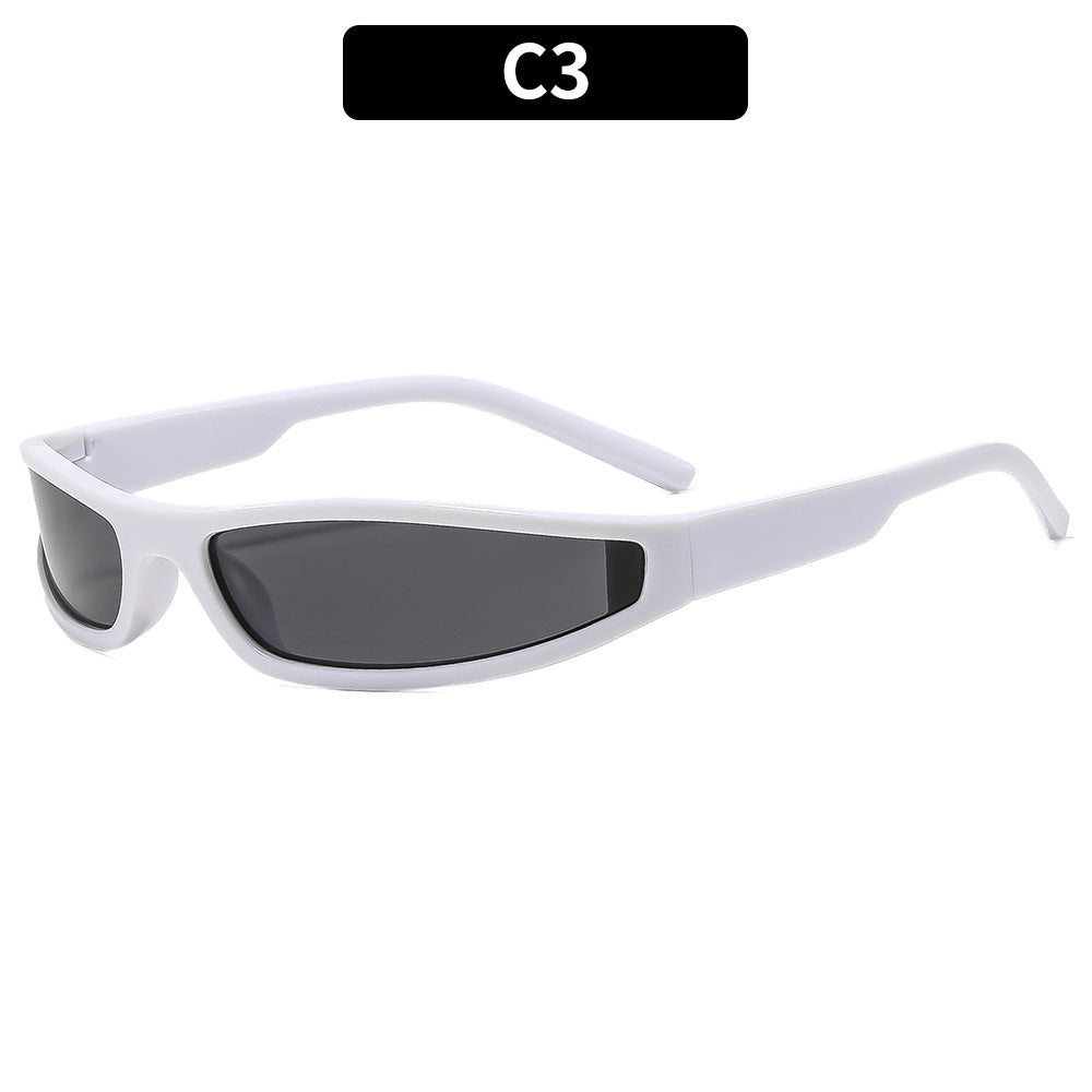 Sporty High-Performance Wrap Sunglasses