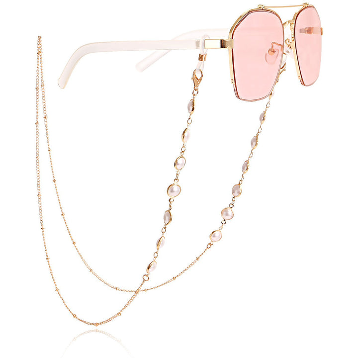 Stylish Sunglasses with Decorative Chain Kalsten