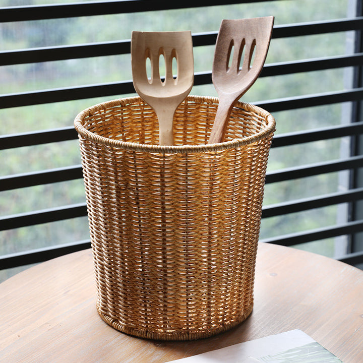Unisex Round Laundry Storage with Sturdy Woven Kalsten