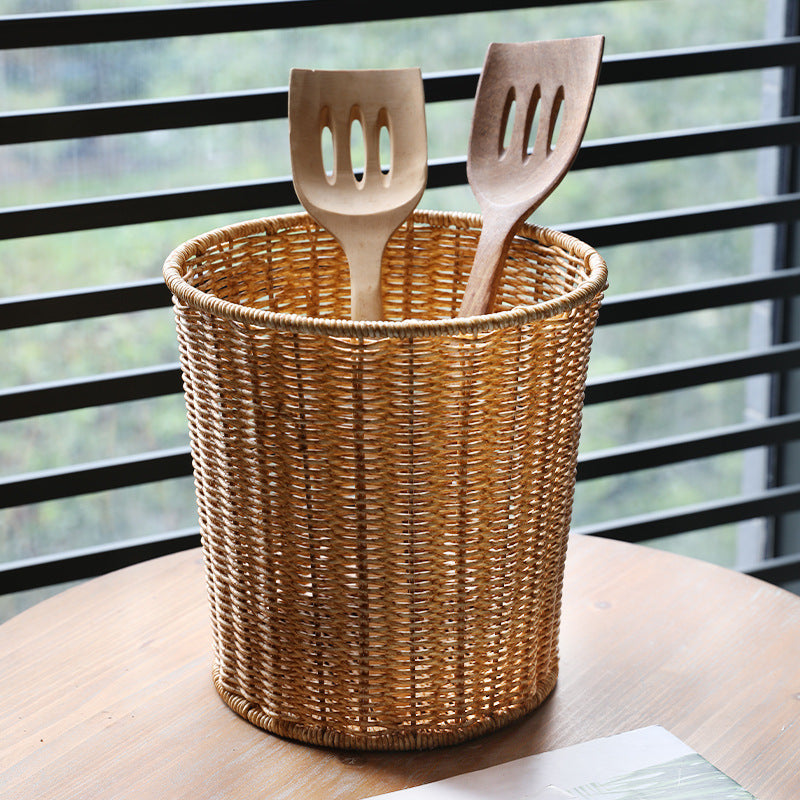 Eco-Friendly Wicker Waste Basket Kalsten