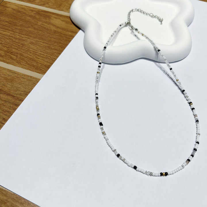 Handcrafted Beaded Choker Necklace Kalsten