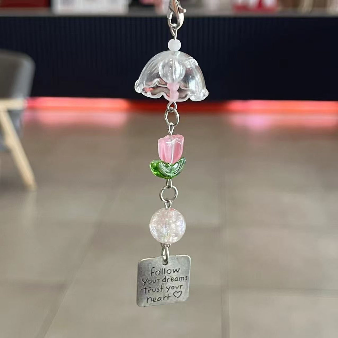 Decorative Floral Pendant Keychain Kalsten
