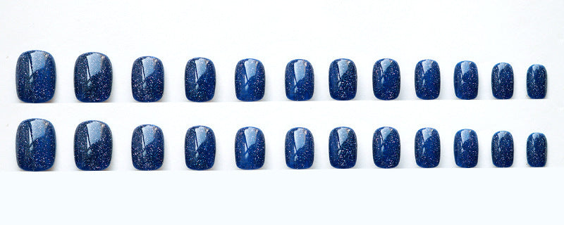 Glittering Full-Coverage Press-On Nails Kalsten