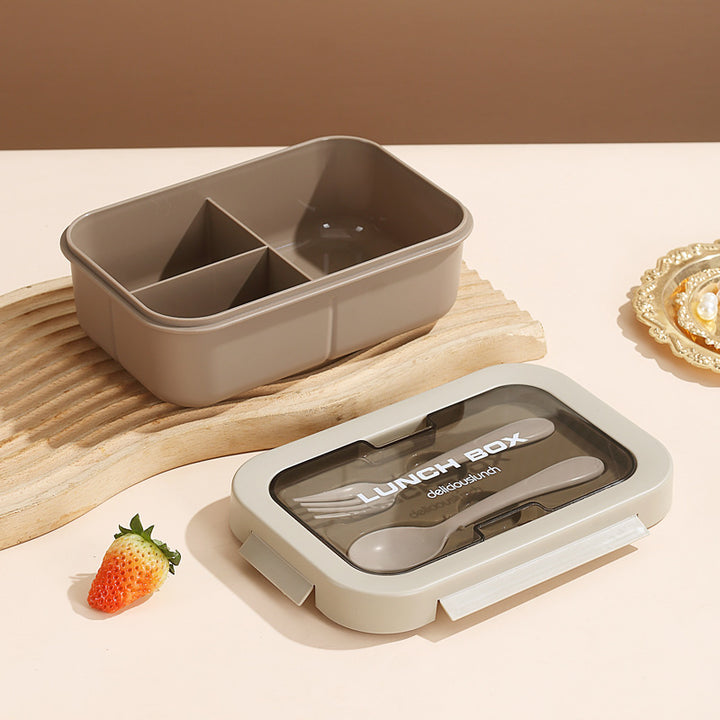 Dual-Compartment Stainless Steel Lunch Box