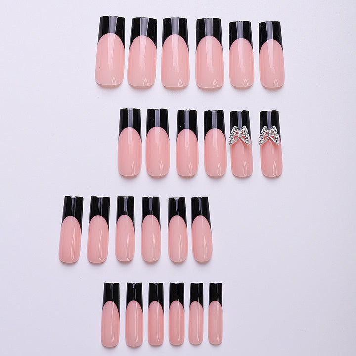 Acrylic nail set with elegant butterfly accents Kalsten