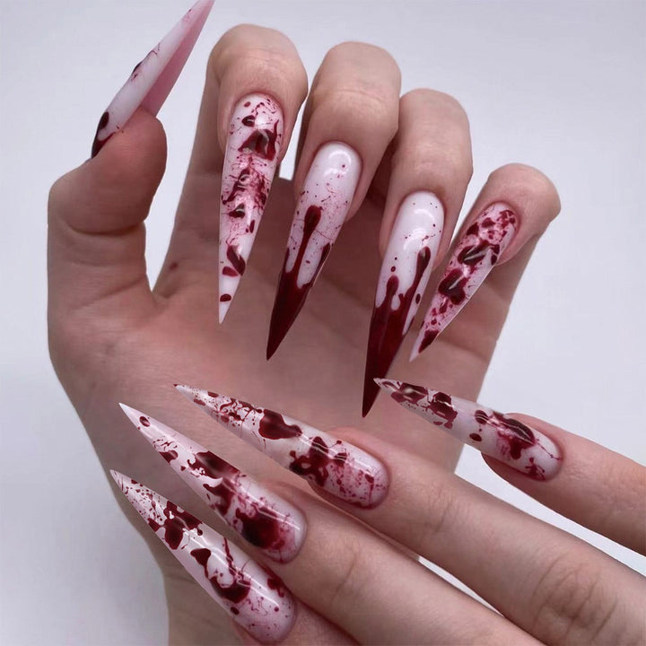 Halloween-Themed Press-On Nail Art Set Kalsten