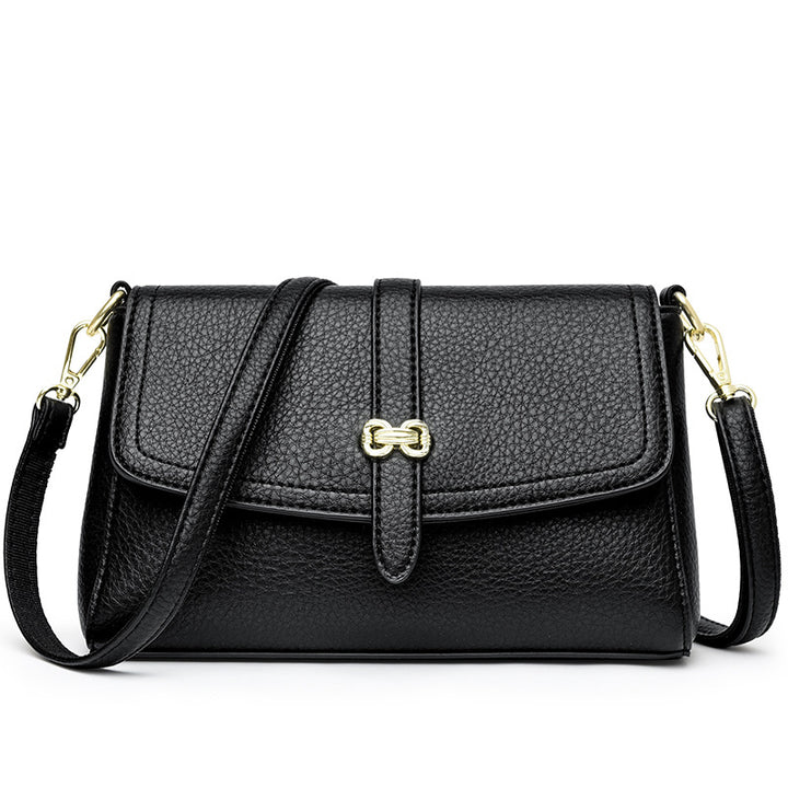 Elegant Faux Leather Crossbody Bag Kalsten