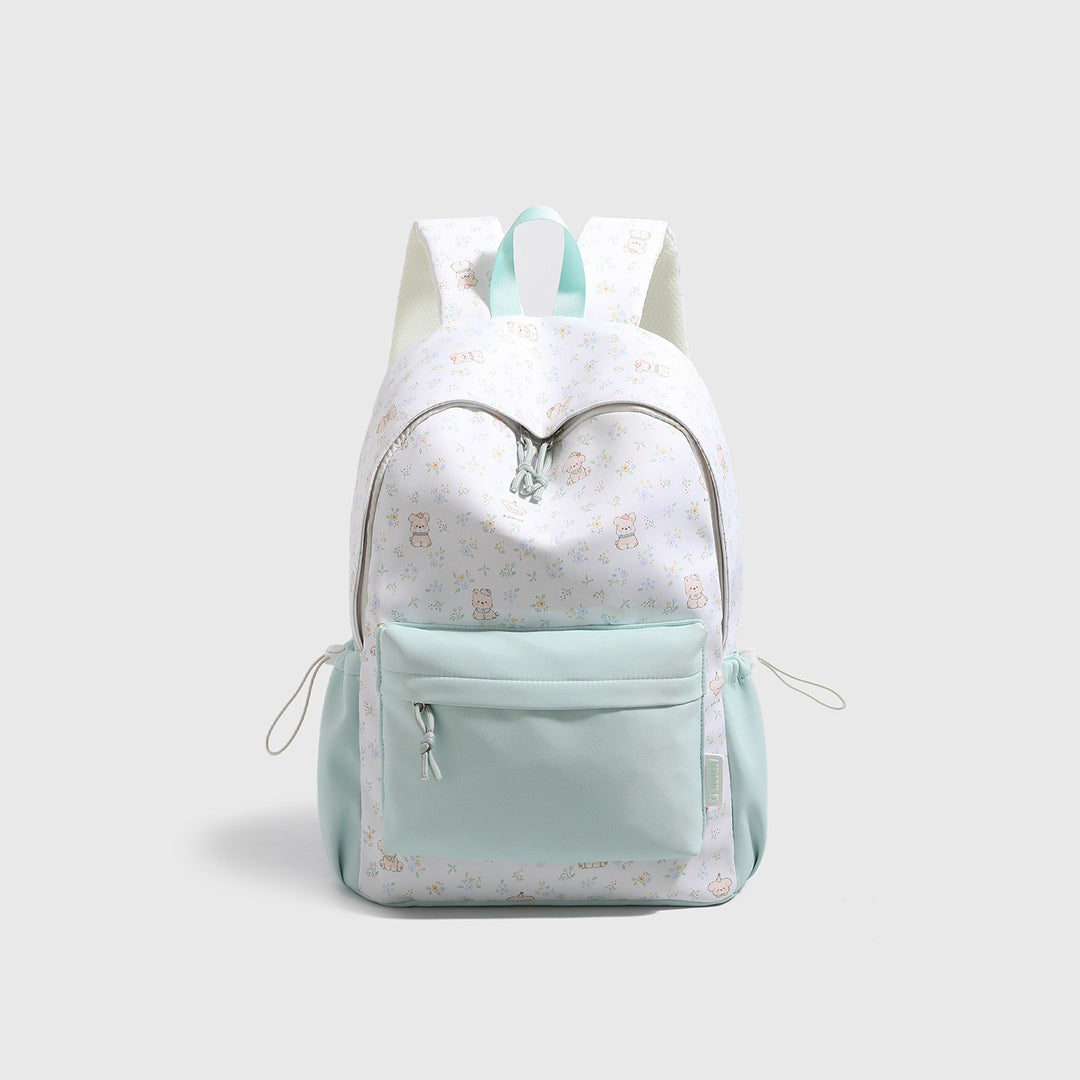 Playful Character Print Backpack Kalsten