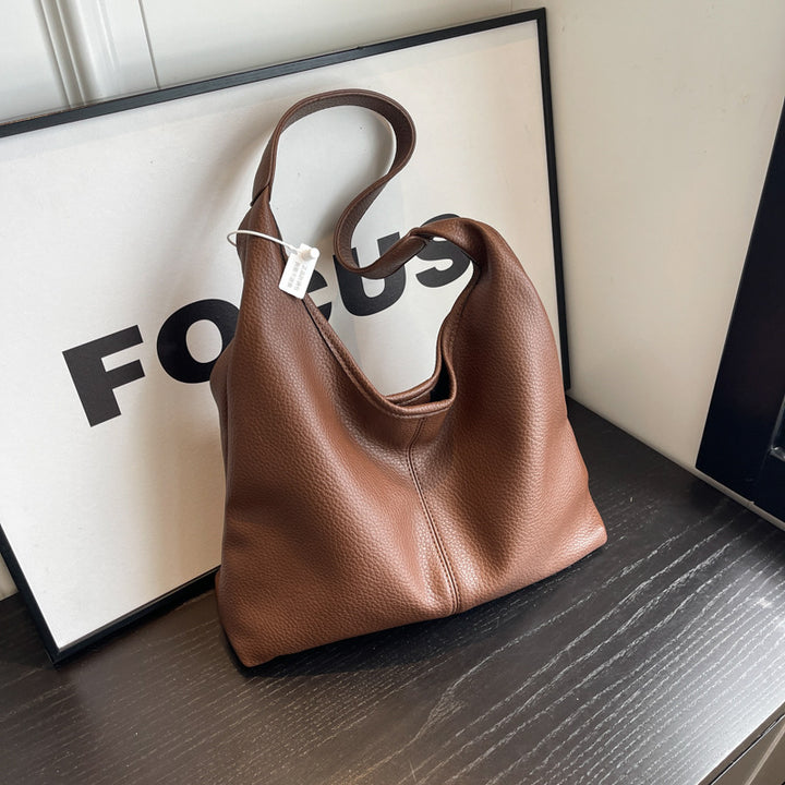 Textured Leather Hobo Bag Kalsten