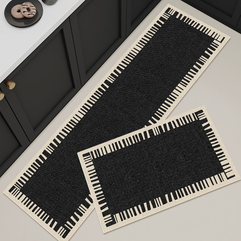 Geometric Pattern Kitchen Rug Set