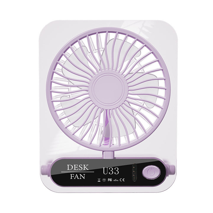 Women's portable desktop fan with flexible tilt Kalsten