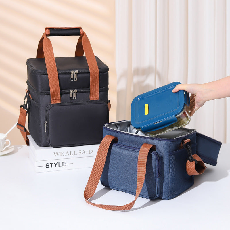 Insulated Multi-Compartment Food Cooler Tote Kalsten
