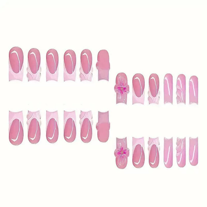 Floral Art Press-On Nail Set Kalsten