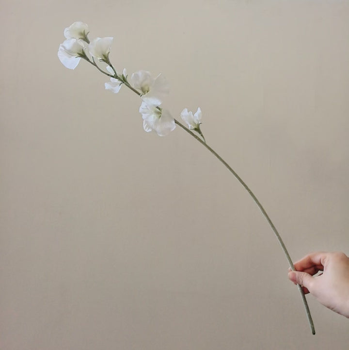 Elegant Silk Sweet Pea Stem