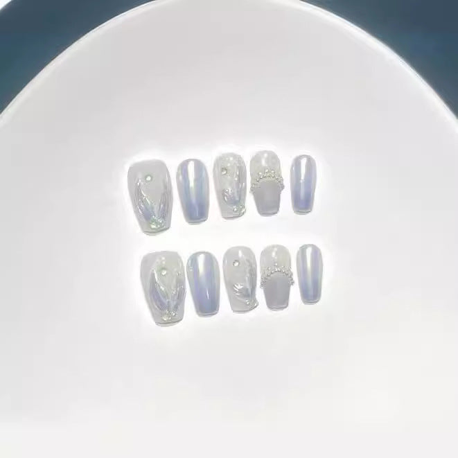 Artistic Decorative Press-On Nail Set
