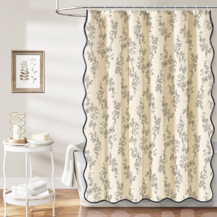Floral Patterned Shower Curtain Kalsten