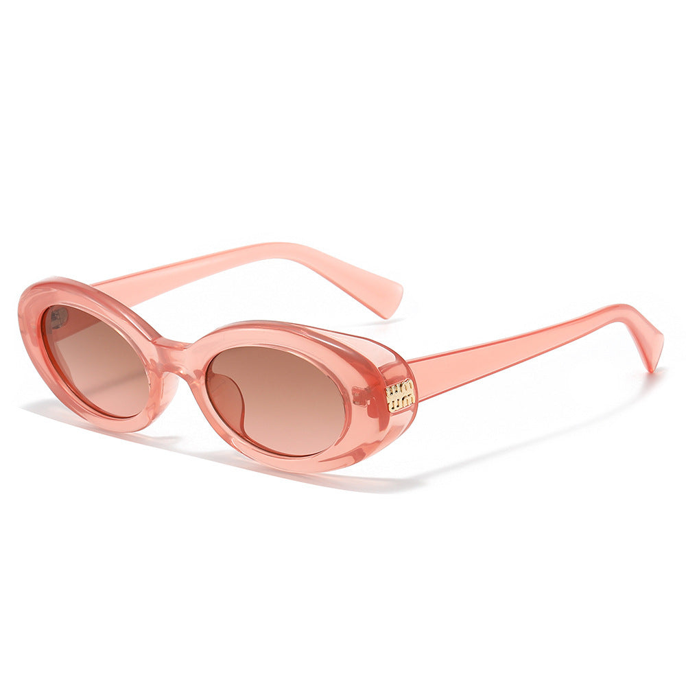Statement Oval Frame Sunglasses Kalsten