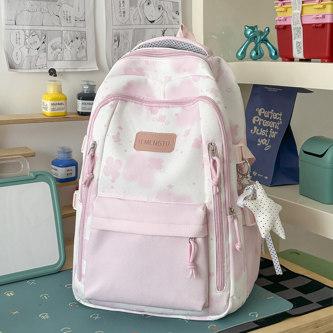 Charming Floral Print Backpack Kalsten