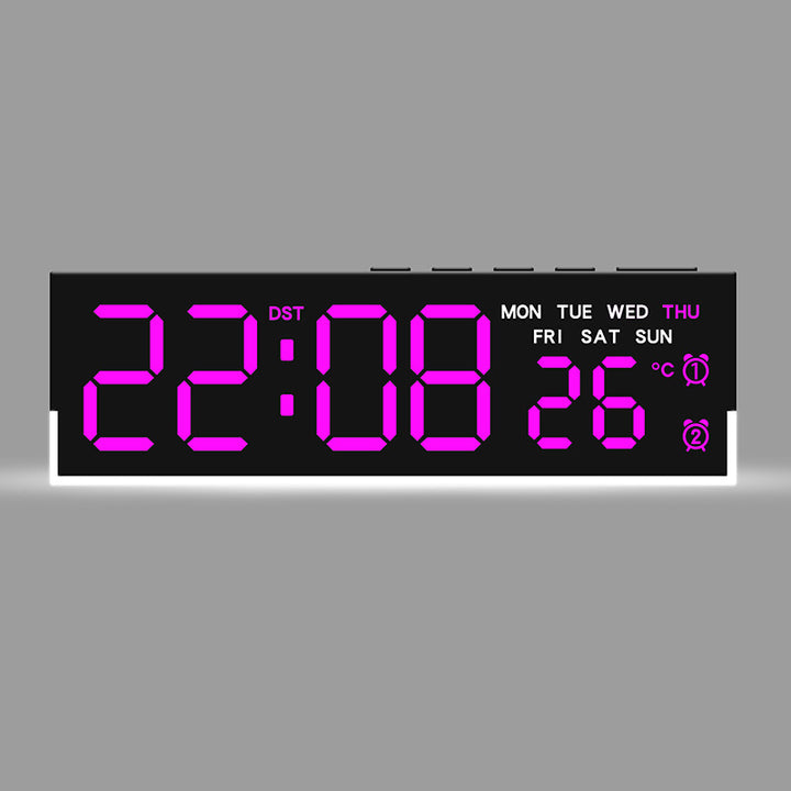 Digital watch with integrated thermometer and weekday display Kalsten