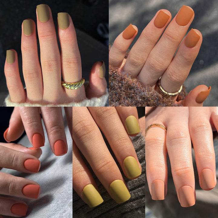 Artificial nail art with matte finish Kalsten