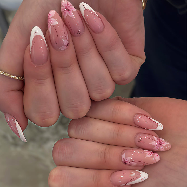 Artistic Floral Nail Tips Kalsten