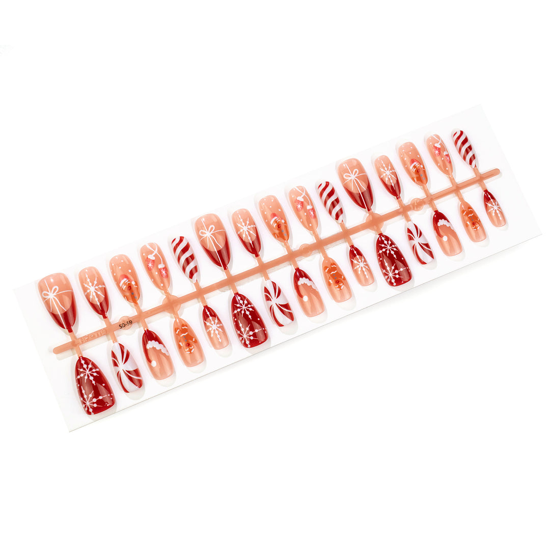 Holiday-Themed Manual Nail Set