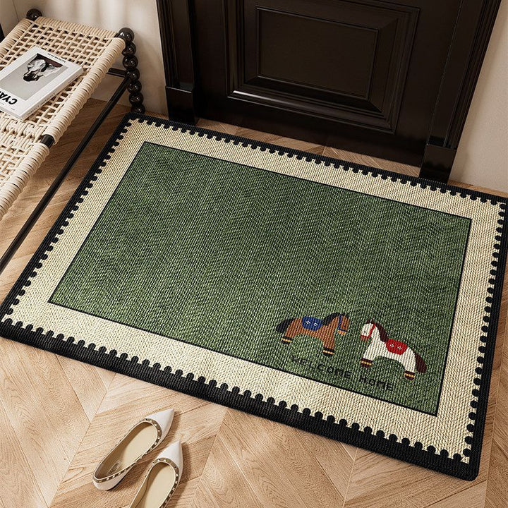 Decorative Garden-Themed Area Rug