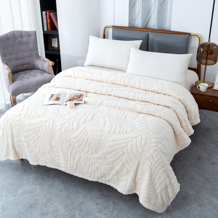 Soft Textured Plush Blanket