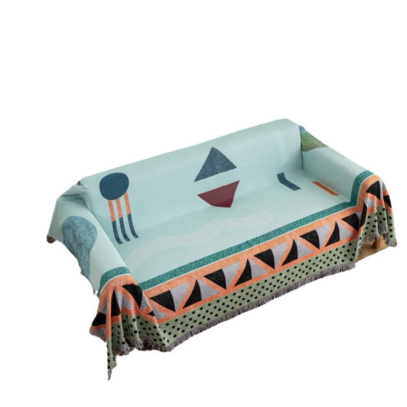 Geometric Pattern Decorative Throw Blanket