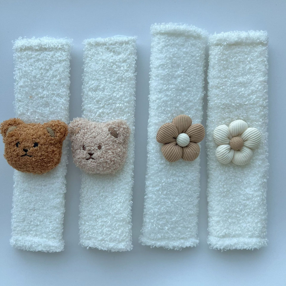Plush Teddy Bear Fuzzy Lounge Crew Socks
