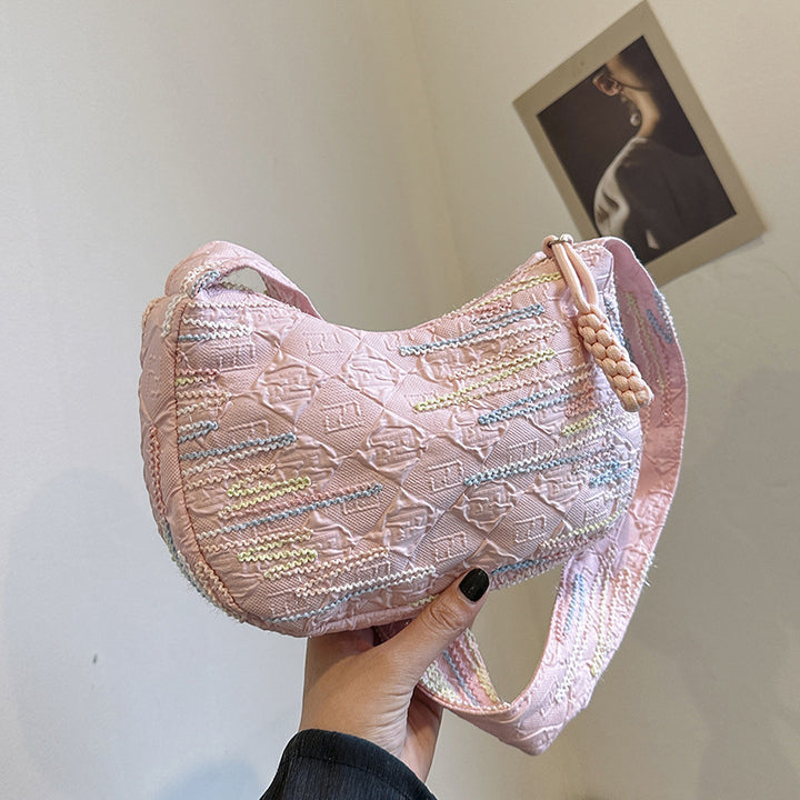 WoTextured Fabric Shoulder Bag Kalsten