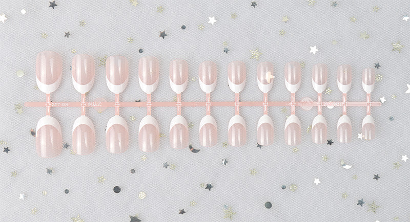 Glossy Natural-Shape Press-On Nails Kalsten