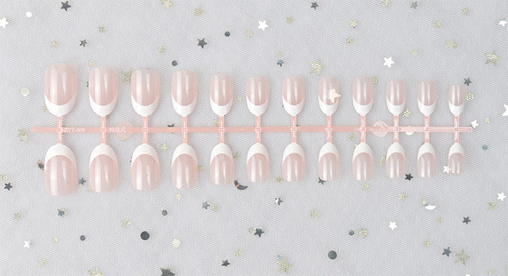 Glossy Natural-Shape Press-On Nails Kalsten