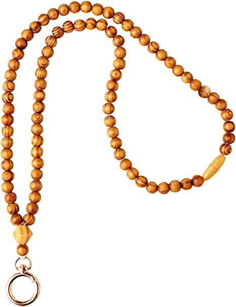 Elegant Wooden Beaded Eyewear Chain Kalsten