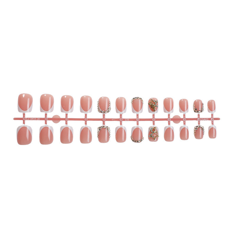 Premium Floral Embellished Press-On Nail Set Kalsten