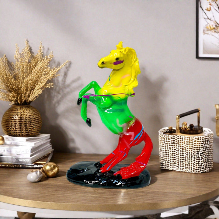 Artistic horse figurine in modern design Kalsten